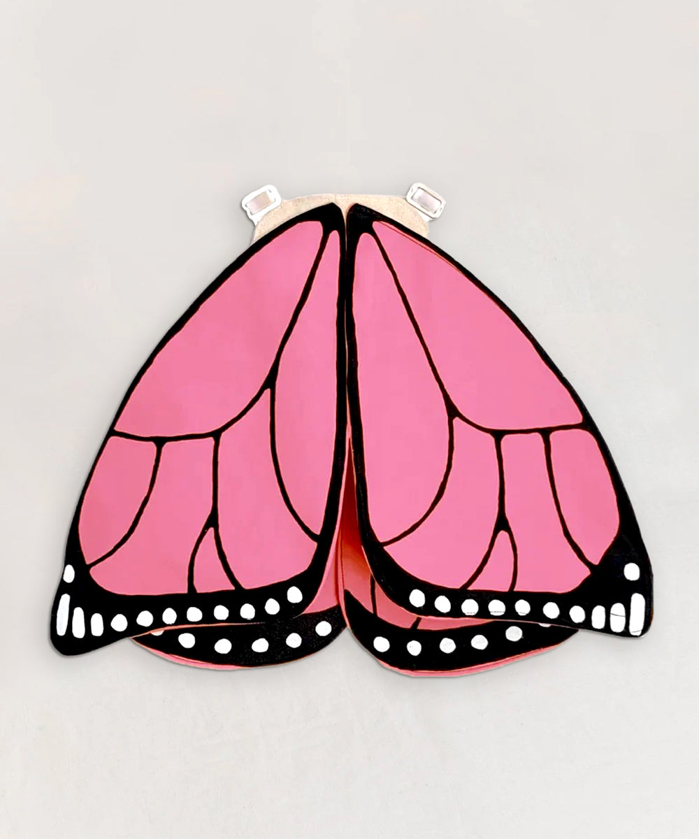 Le  Pink Monarch Butterfly Wings