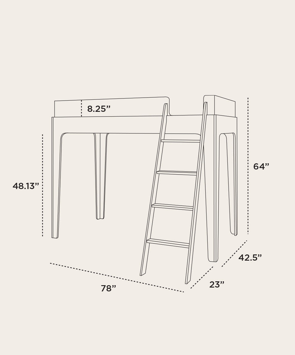 Perch Twin Loft Bed