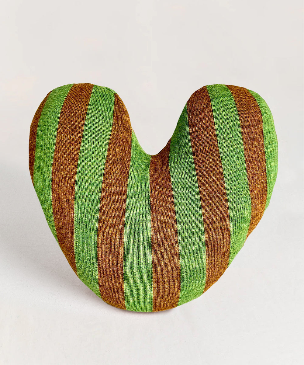 Striped Heart Pillow