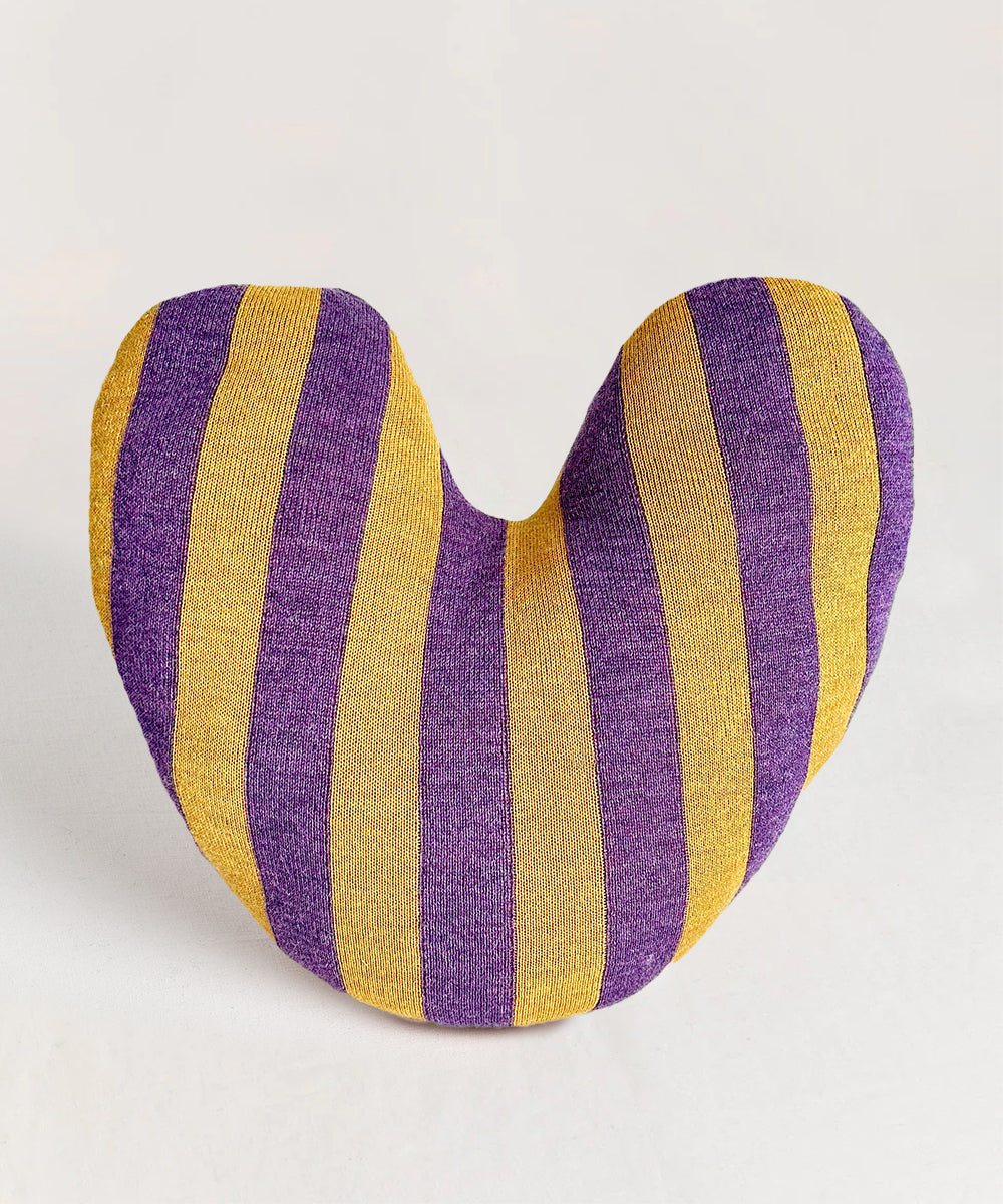 Striped Heart Pillow