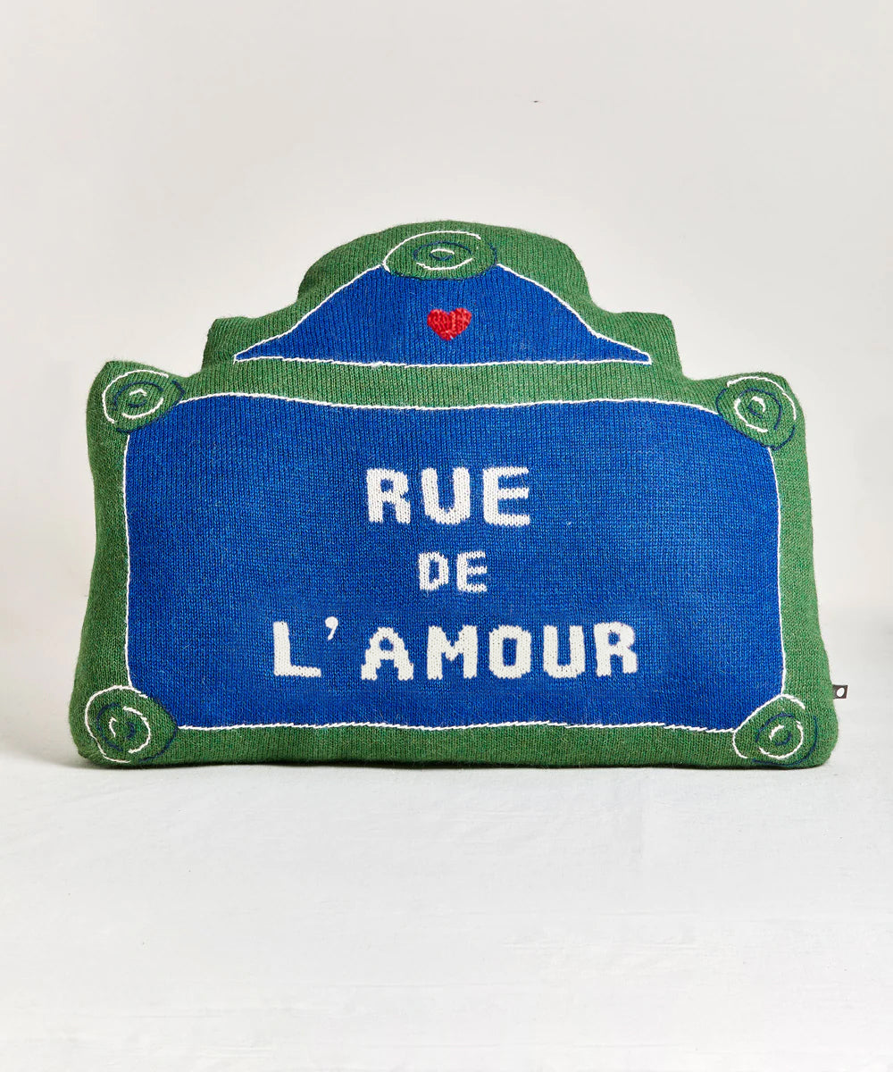 Rue de l'Amour Pillow